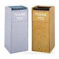 Wood waste receptacle, 36 gallons capacity